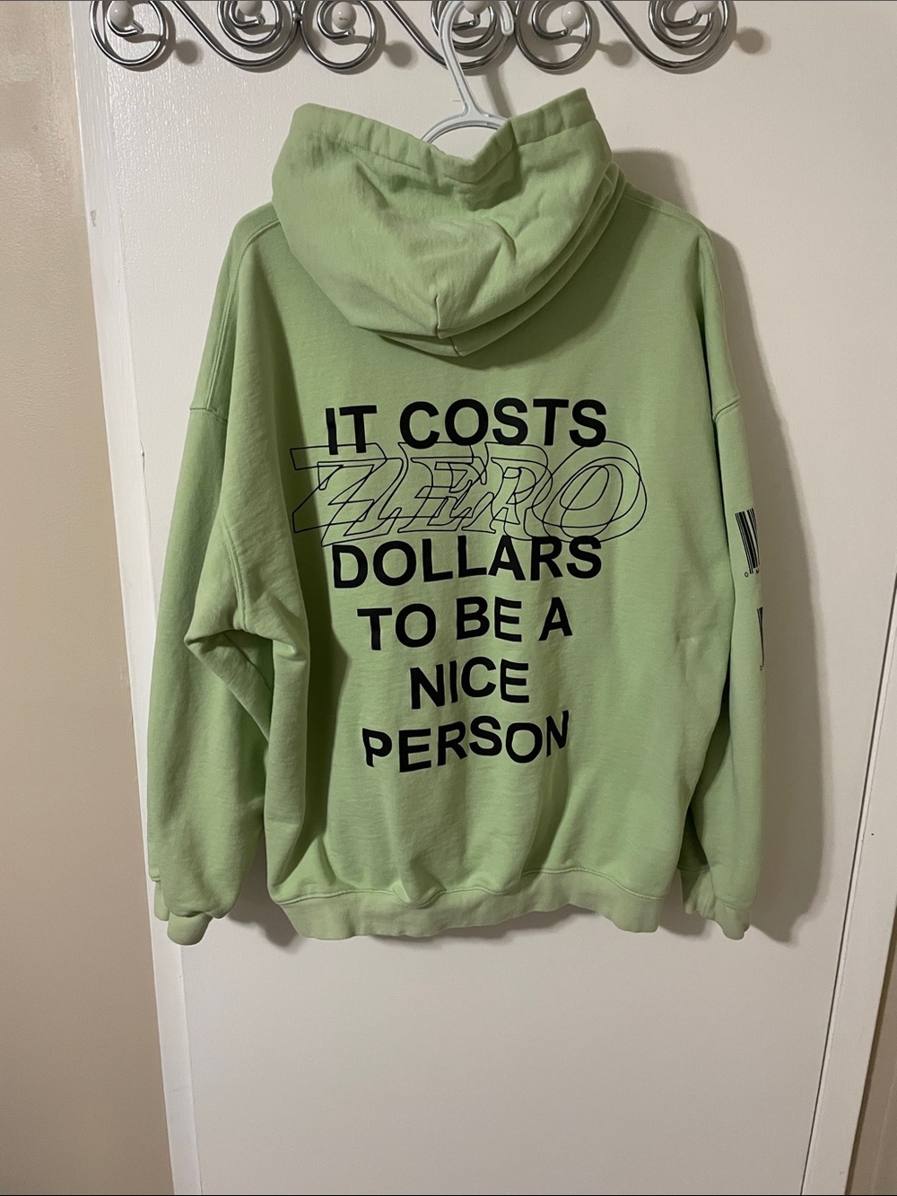 The Mayfair Group "It Costs Zero Dollars to Be a Nice Person" Hoodie